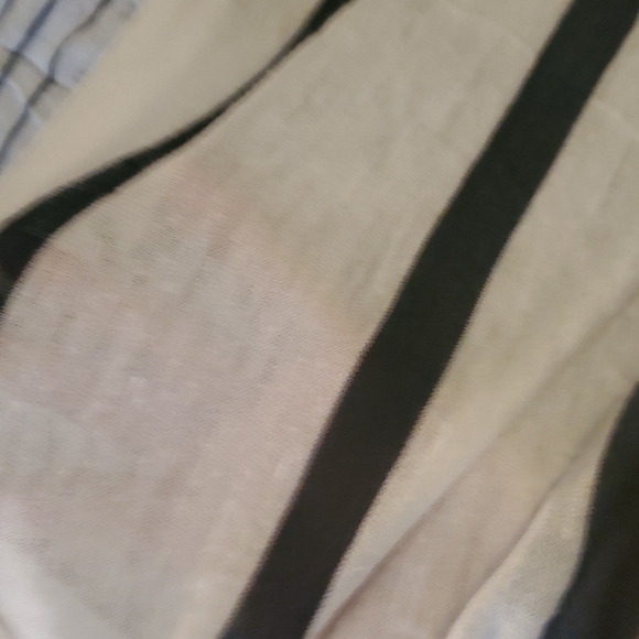 LOFT Black and white see through sweater size medium - Picture 3 of 3